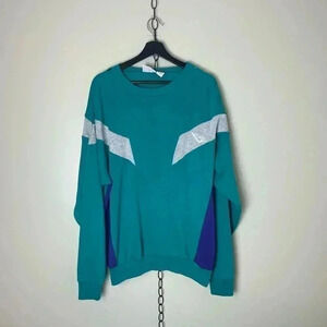 Vintage  Pony Colour Blocking Cardigan